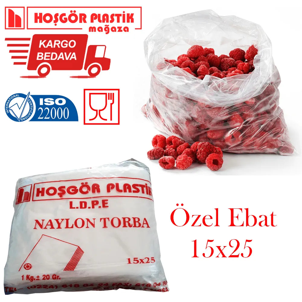 Naylon Torba 15×25 cm