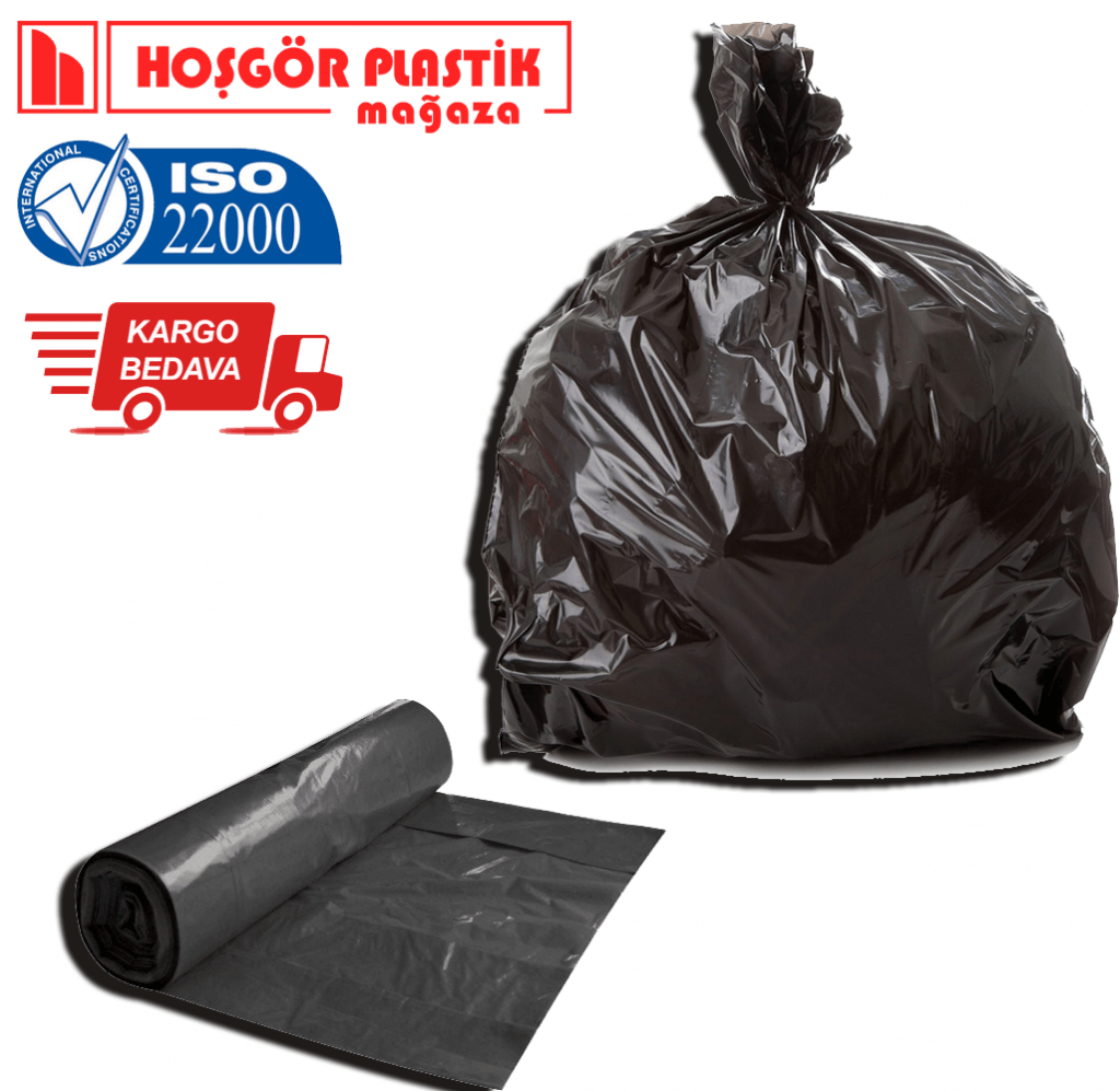 Çöp Torbası Poşeti Rulo 60×85 Büyük (Koli:10 Rulo/100 Adet)
