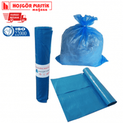 Çöp Torbası Poşeti Mavi Rulo 60×85 Büyük (Koli:10 Rulo/100 Adet)