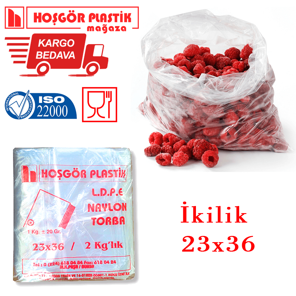 Naylon Torba 23×36 cm (25 KG)