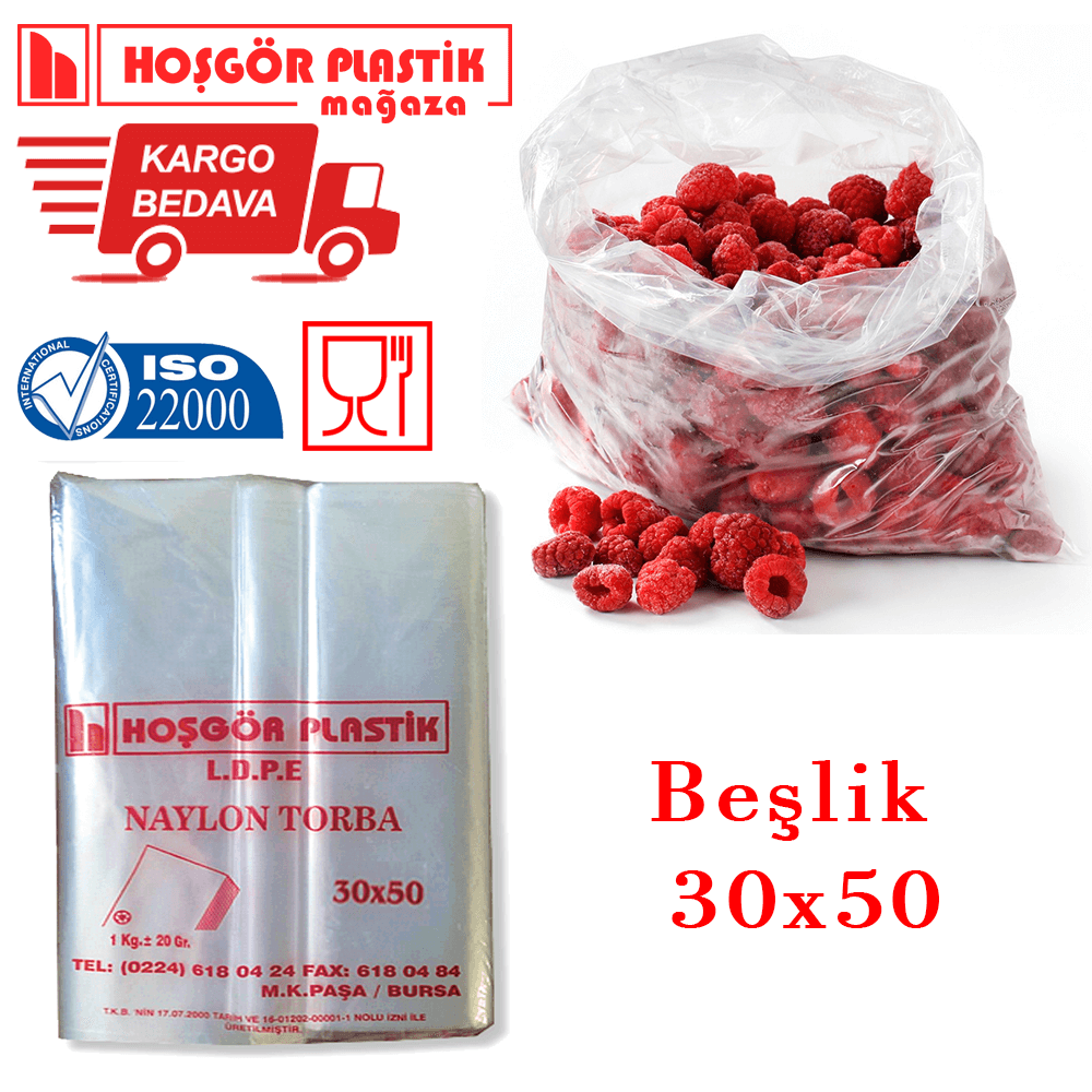 Naylon Torba 30×50 cm (10 KG)