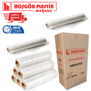 Palet Streç Film 50 cm 17 Mikron (KOLİ 6 BOBİN)