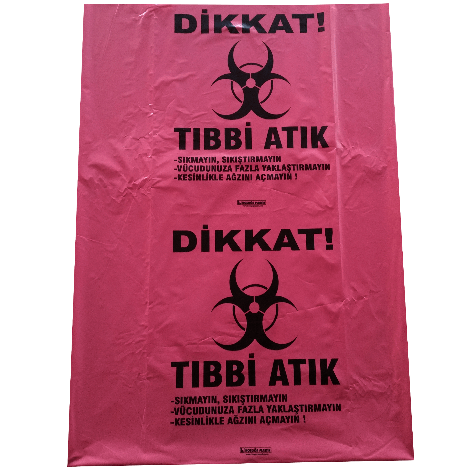 Tıbbi Atık Torbası 80×110 Jumbo (100 Adet)