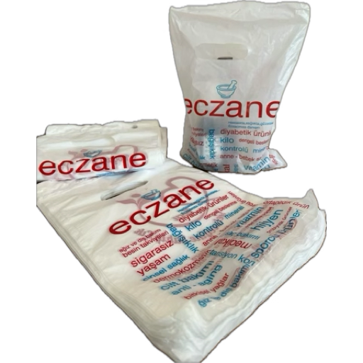 EL GEÇME ECZANE BASKILI BLOK ÇANTA 17X25